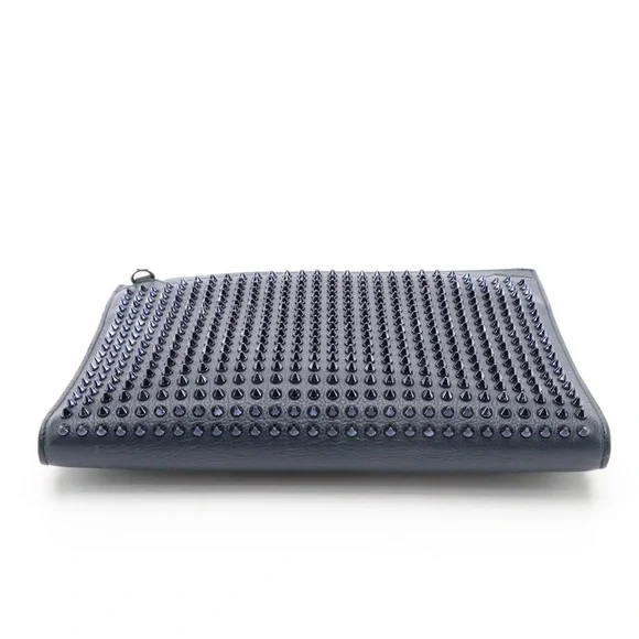 Christian Louboutin Convertible Skypouch Clutch Grained Calfskin Leather - EUC - Picture 4 of 16